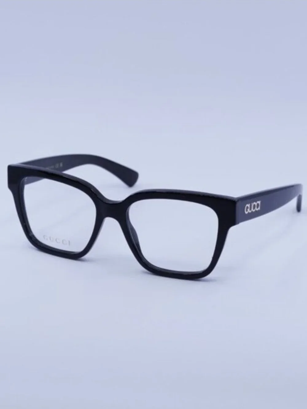 Gucci GG1791O 005 Eyeglasses Shiny Black 53mm Cat Eye Frame